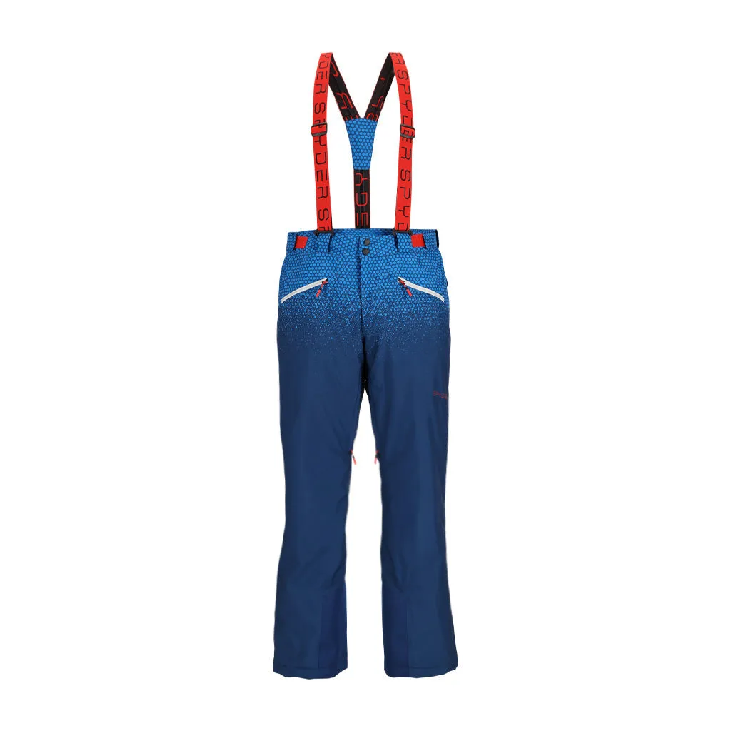 Pantalon de ski isolé ajusté Spyder Sentinel Bleu Spyder