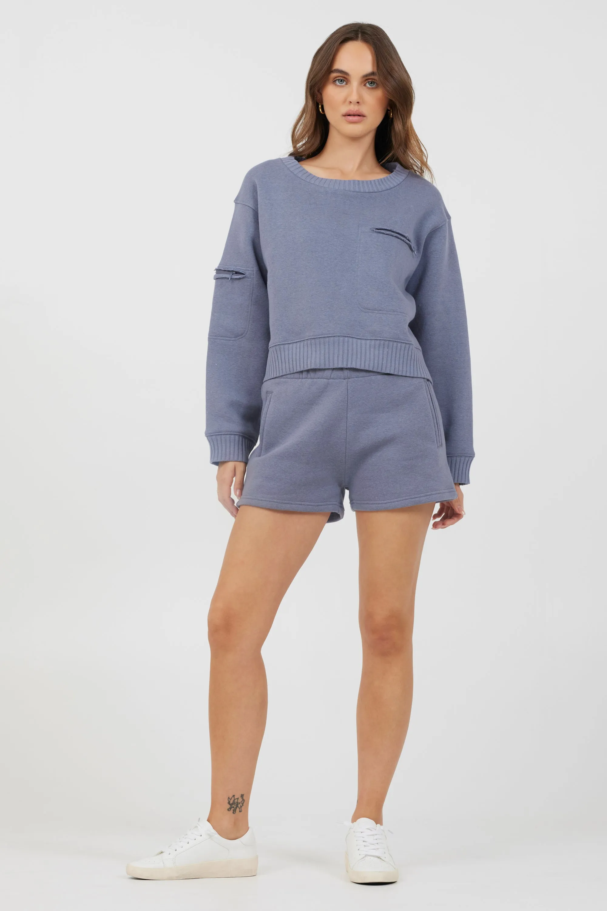 Storm Blue Essential Pull en polaire