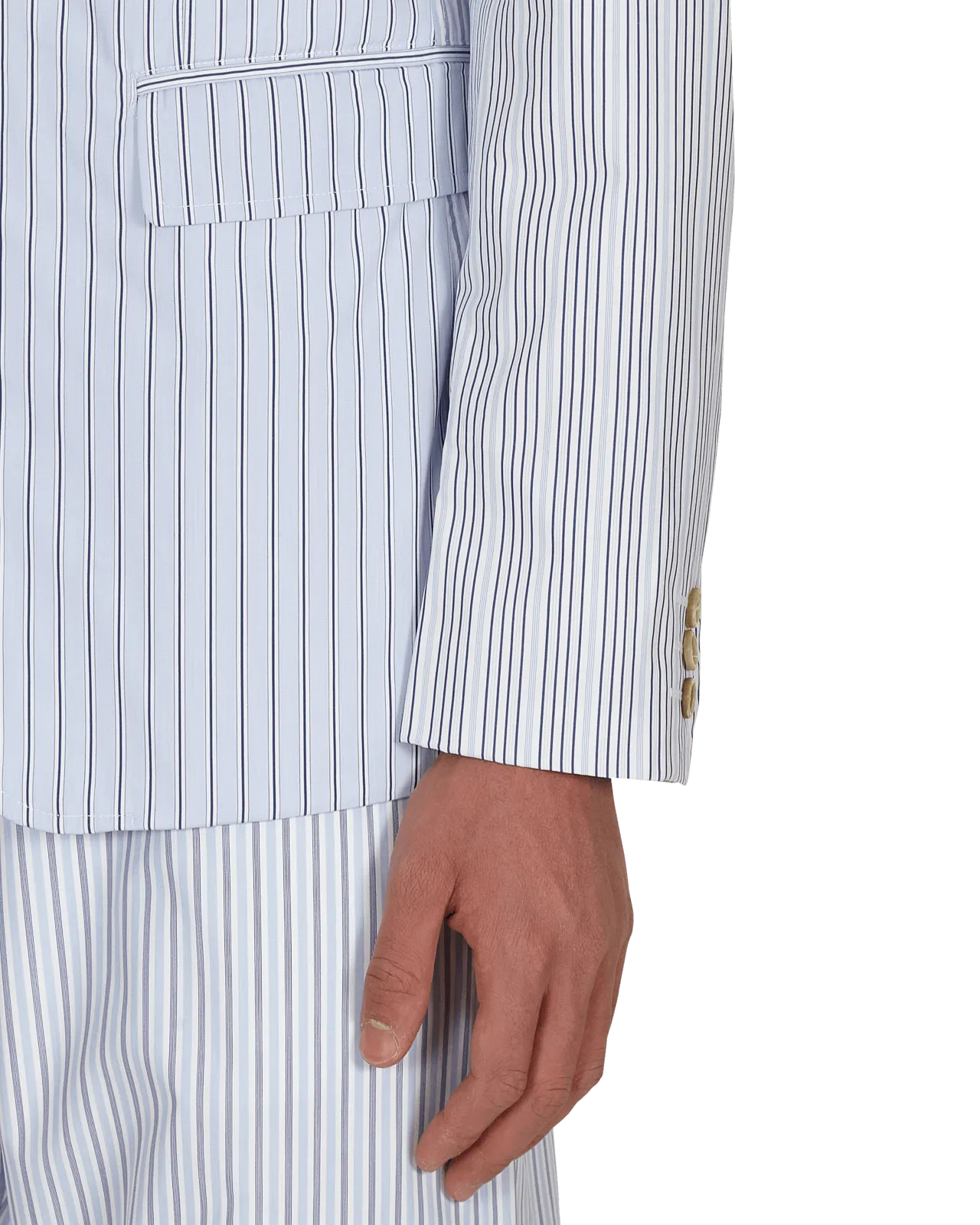 Veste rayu00e9e multicolore