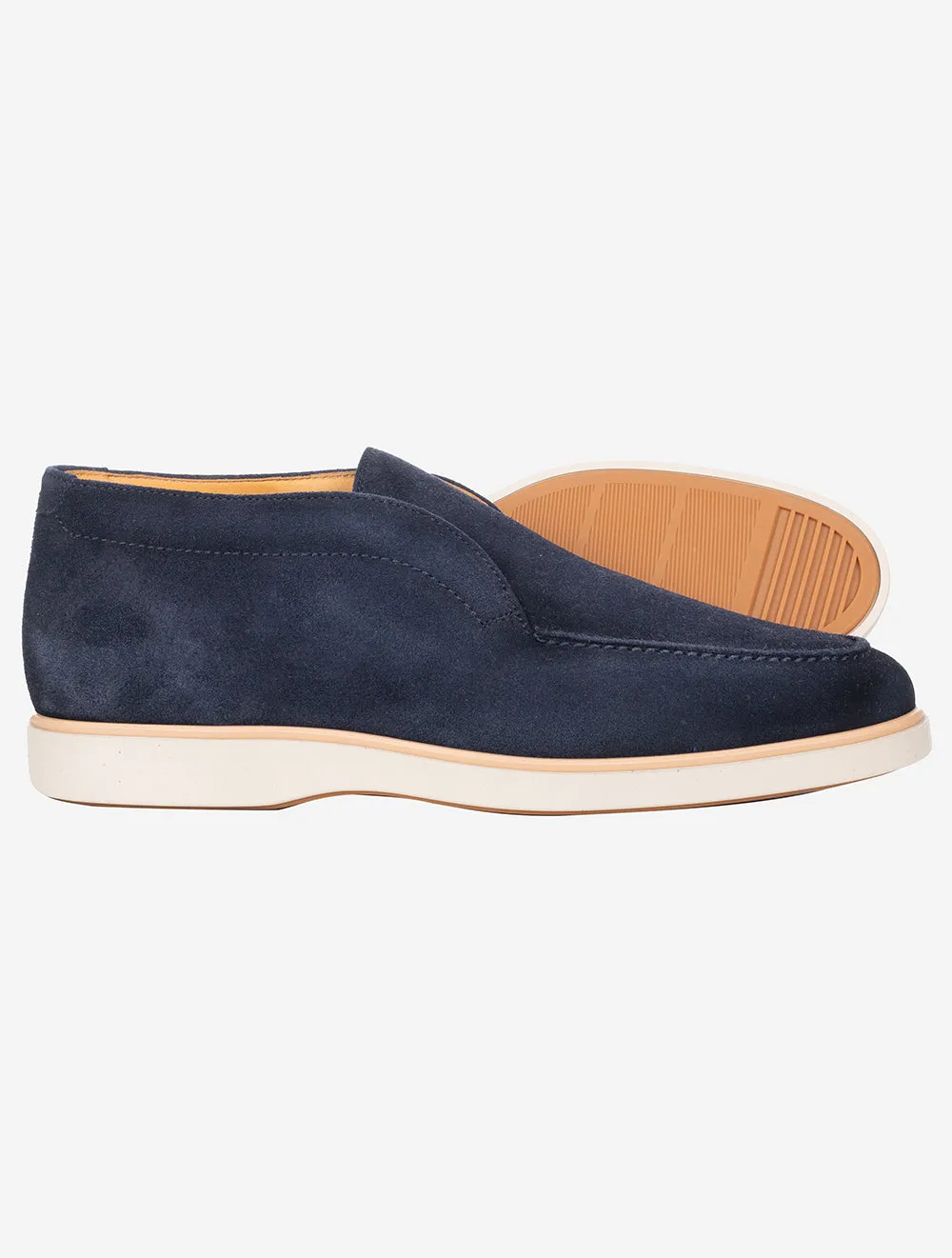 Suede Open Walker Bleu