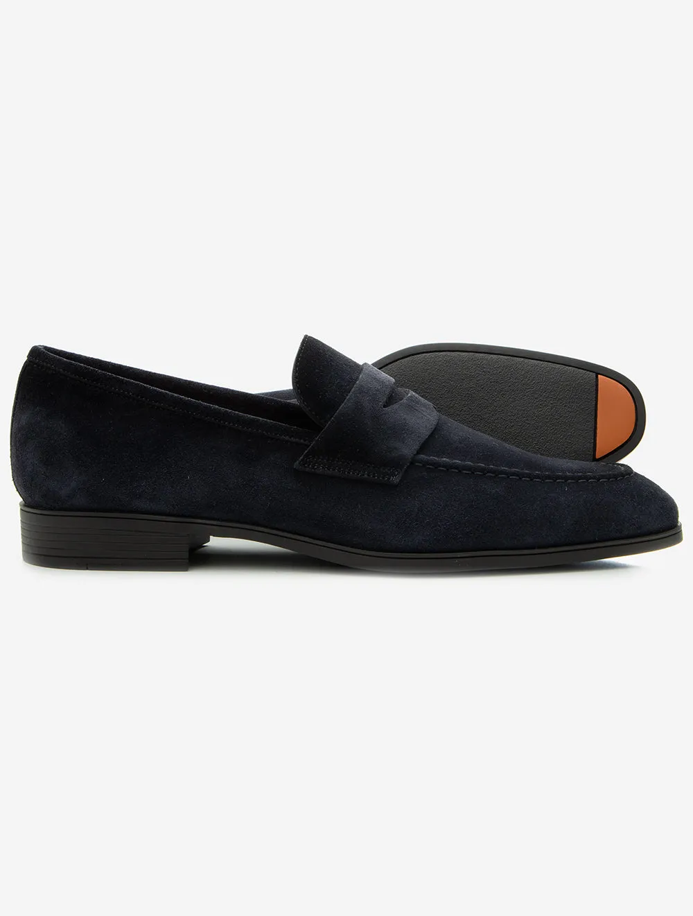 Mocassin en daim Penny Marine