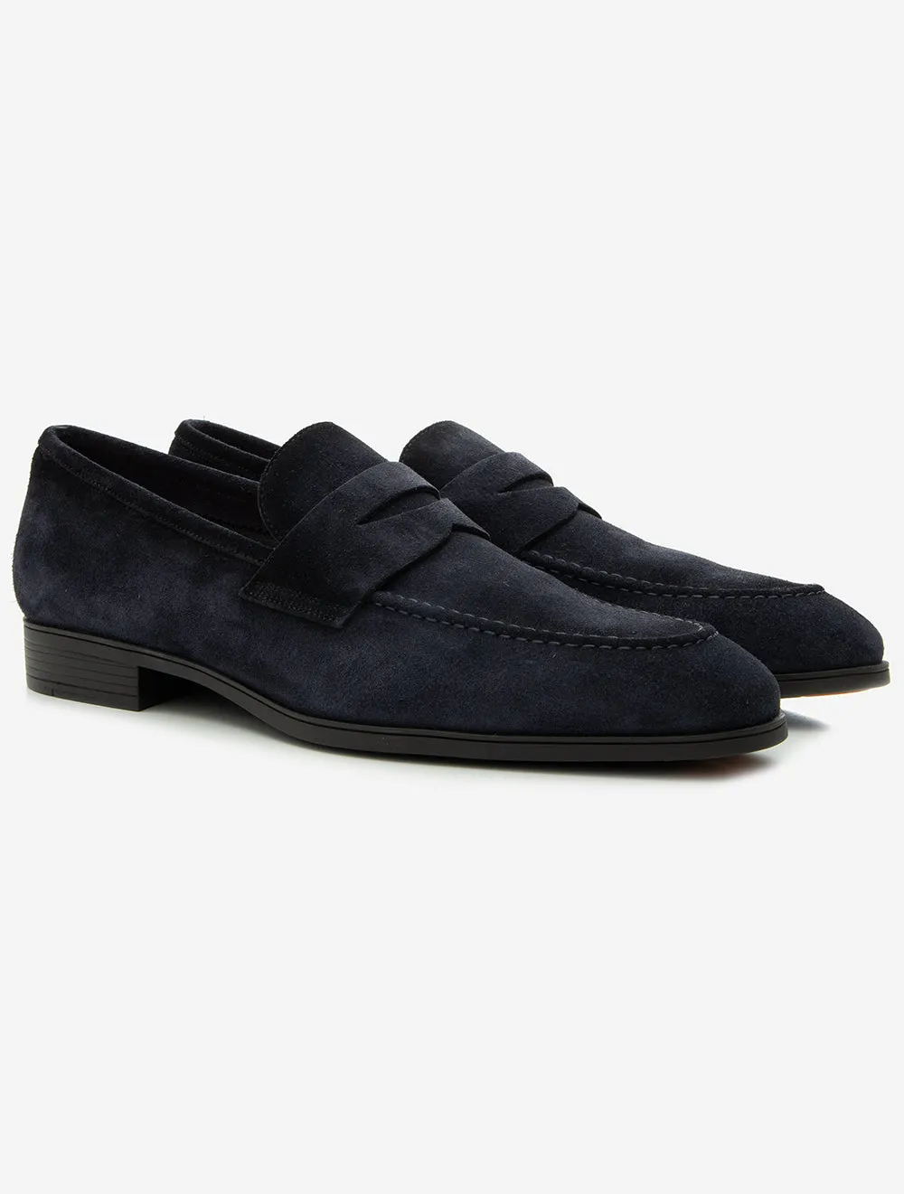 Mocassin en daim Penny Marine