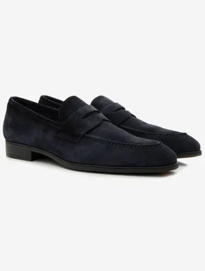 Mocassin en daim Penny Marine