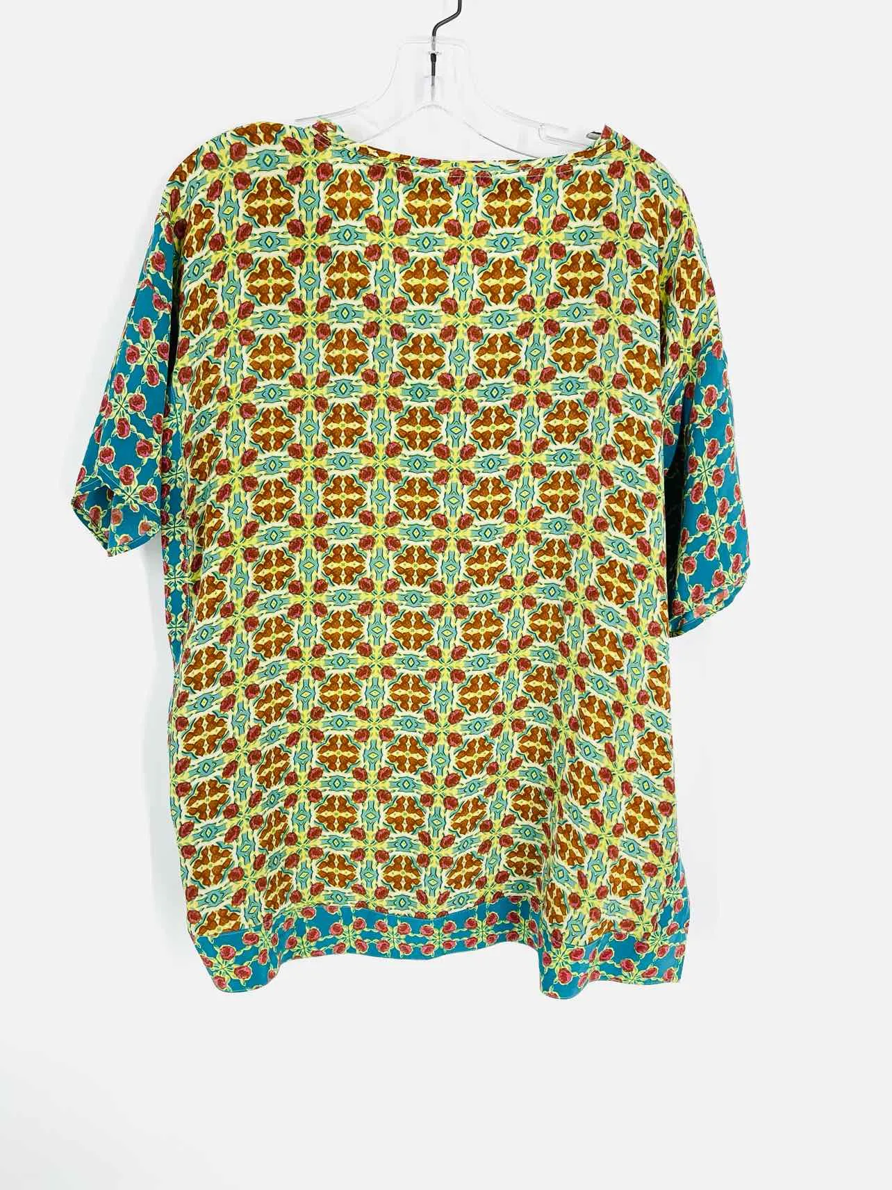 Hauts en soie Sundance taille M imprimés Gr/Bl/Rd - Manches courtes