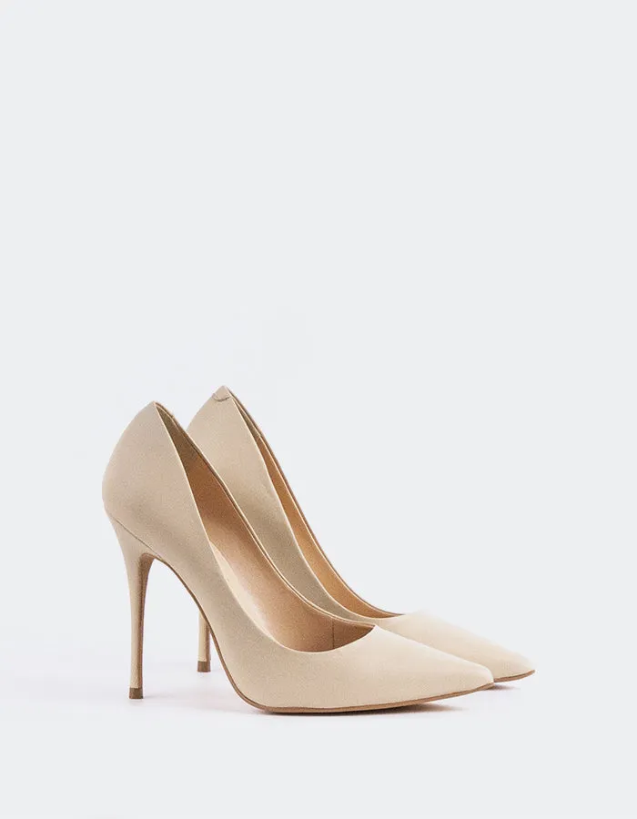 Teeva Cuir Blanc Cassé
