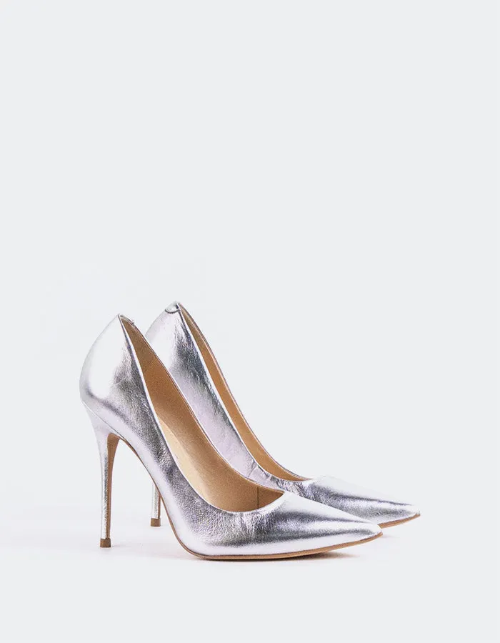 Teeva Cuir Argenté