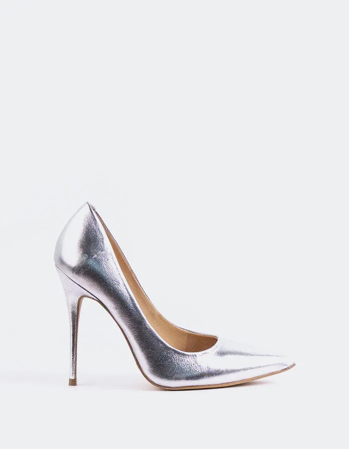 Teeva Cuir Argenté