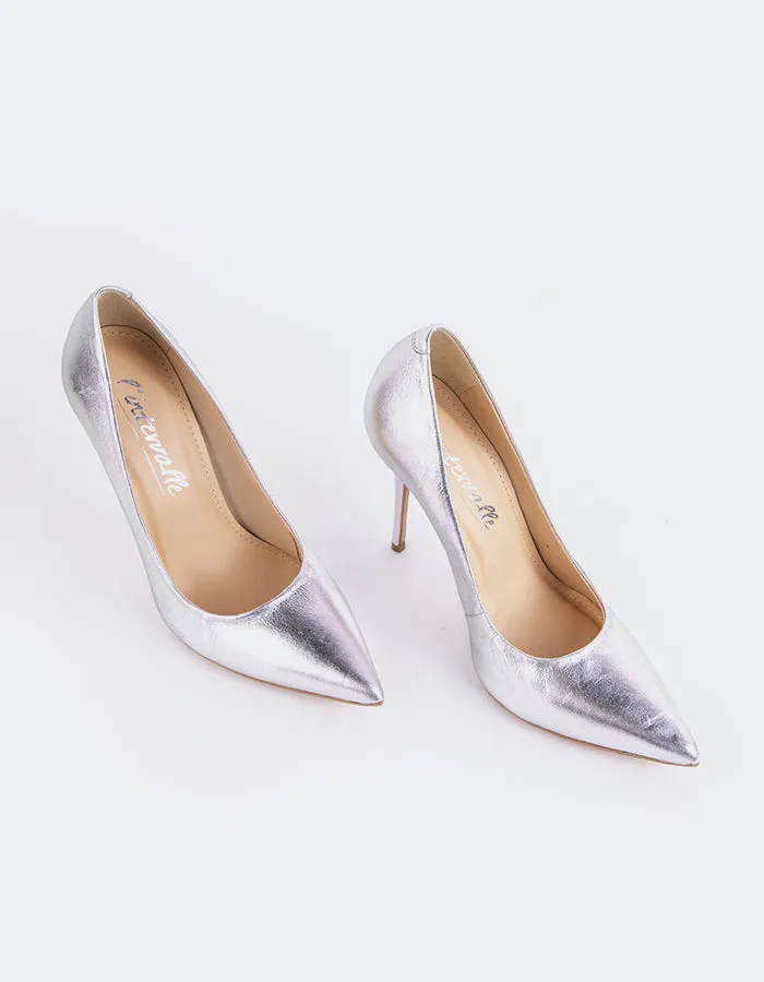 Teeva Cuir Argenté