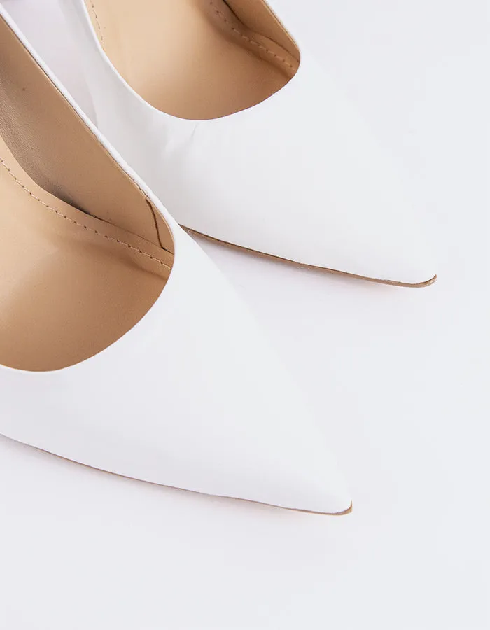Teeva Cuir Blanc
