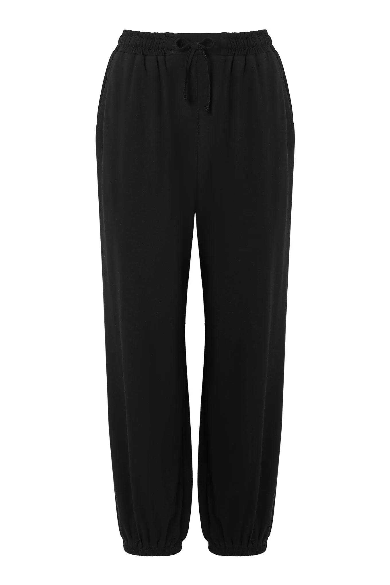 Jogging en Coton Biologique pour Femmes Teresa | Noir
