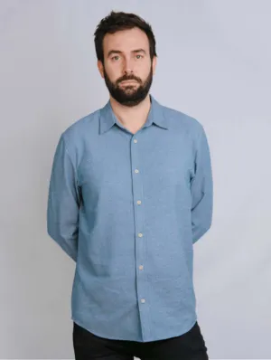 La chemise Marc 100% recyclée | Sarcelle