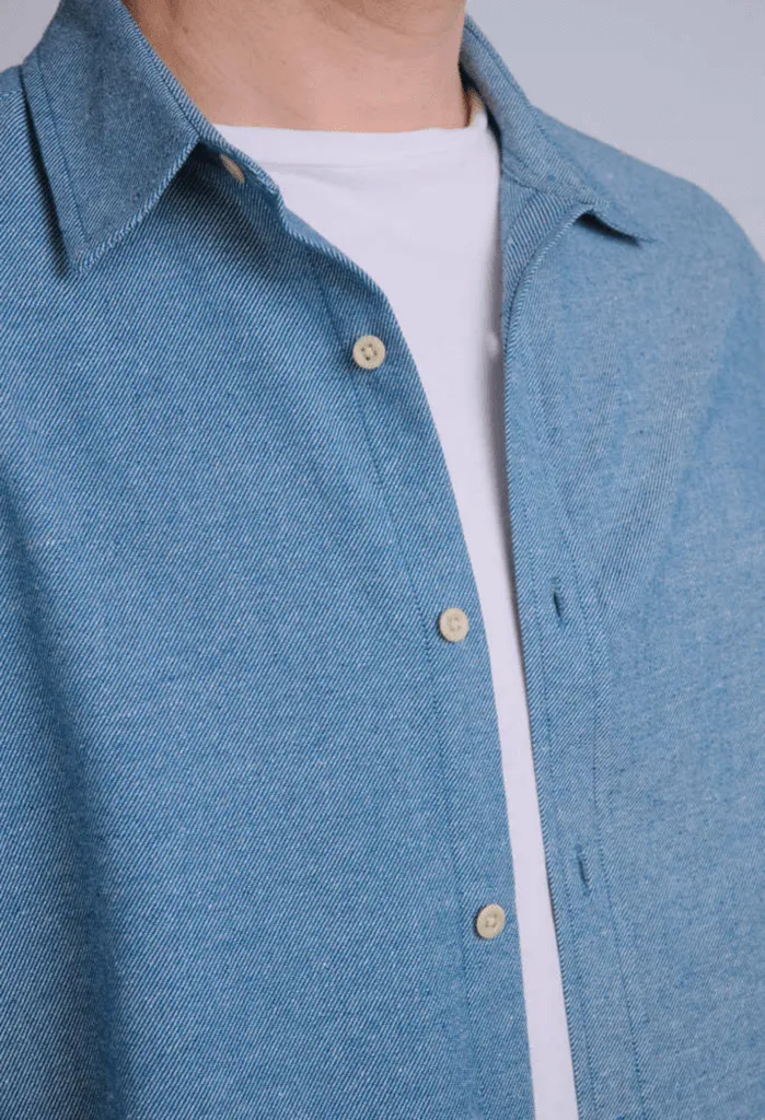 La chemise Marc 100% recyclée | Sarcelle