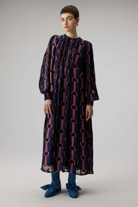Thelma dress in Horizon embroidery