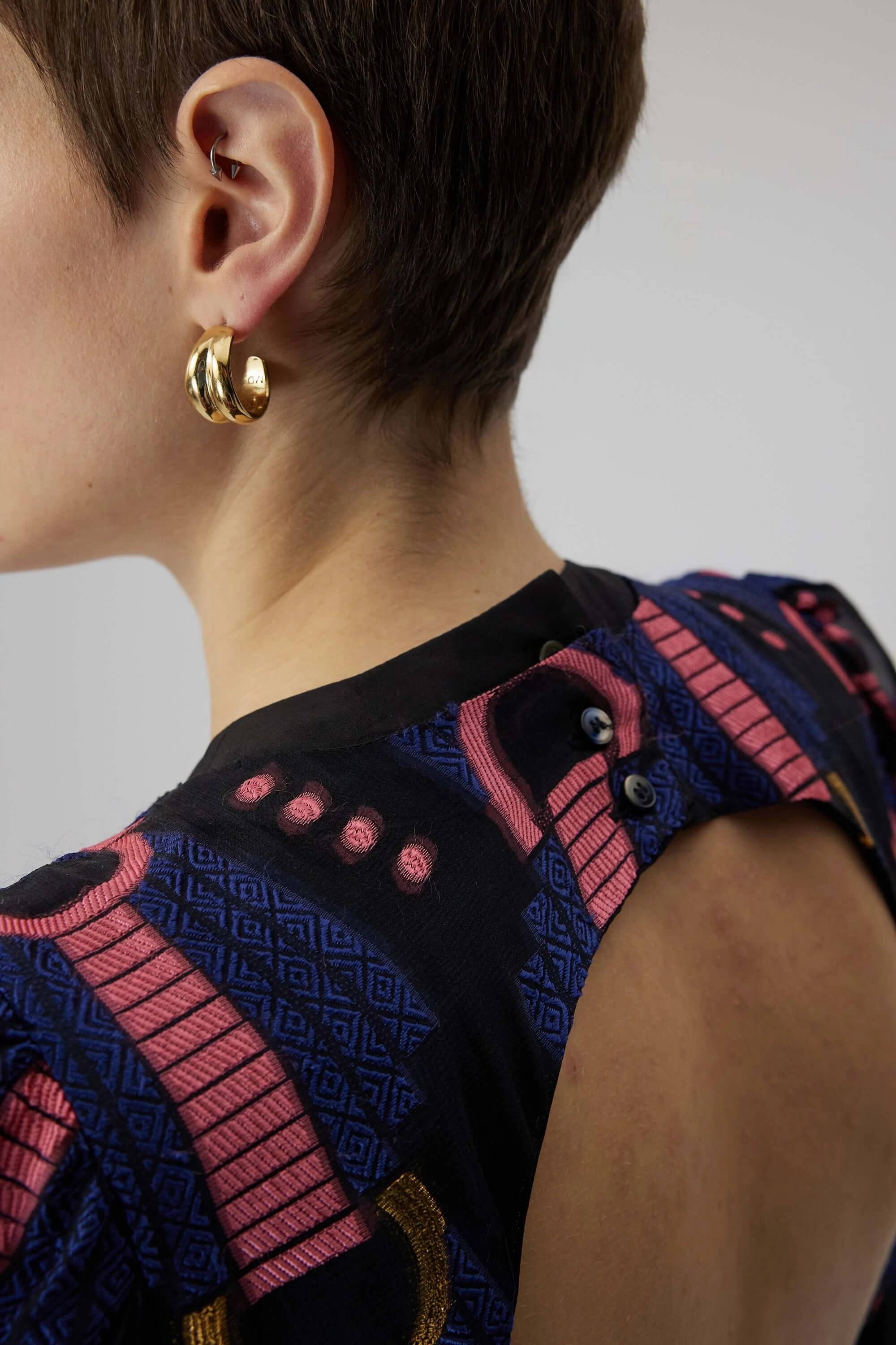 Thelma dress in Horizon embroidery