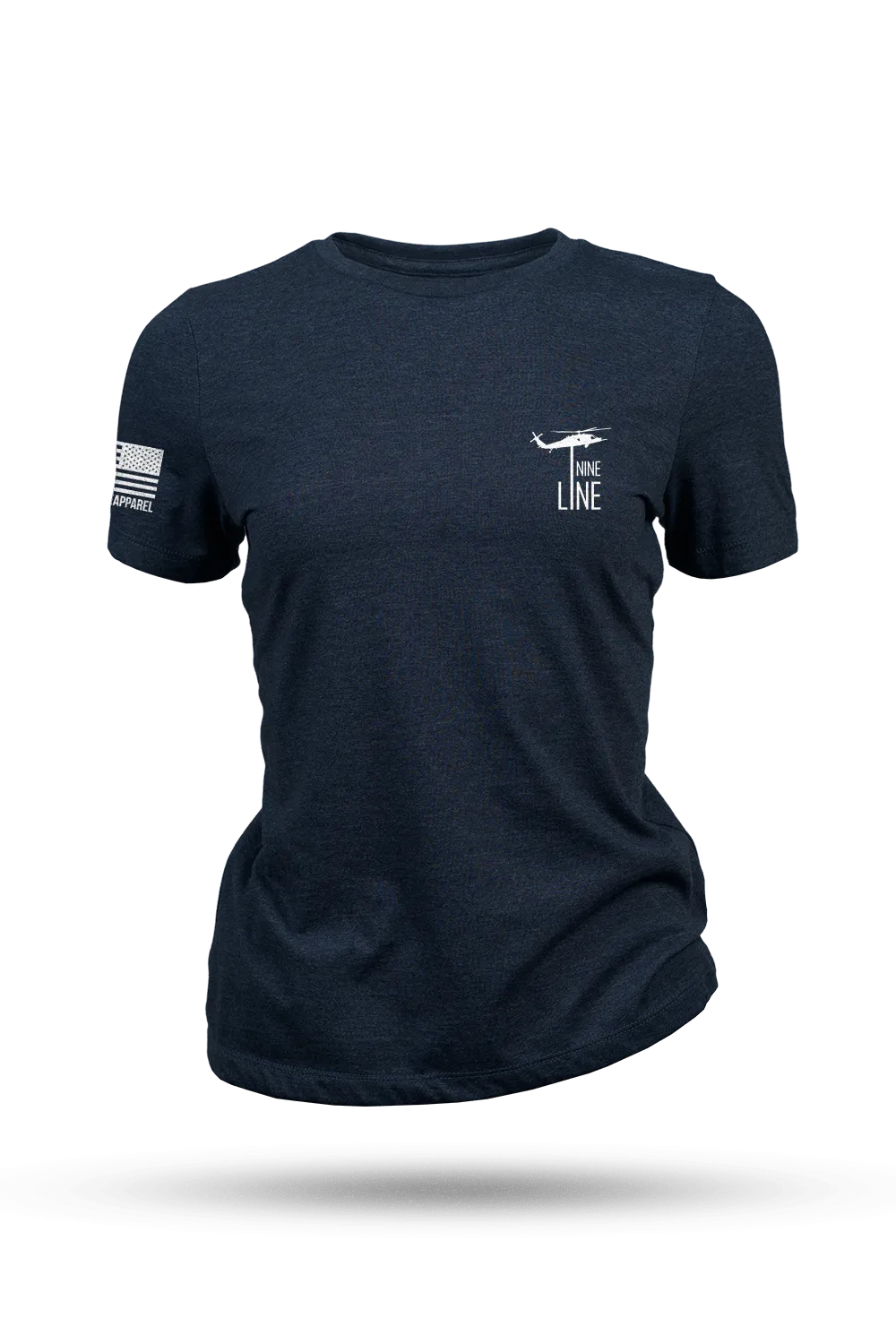 Ligne Bleue Mince - T-Shirt Femme