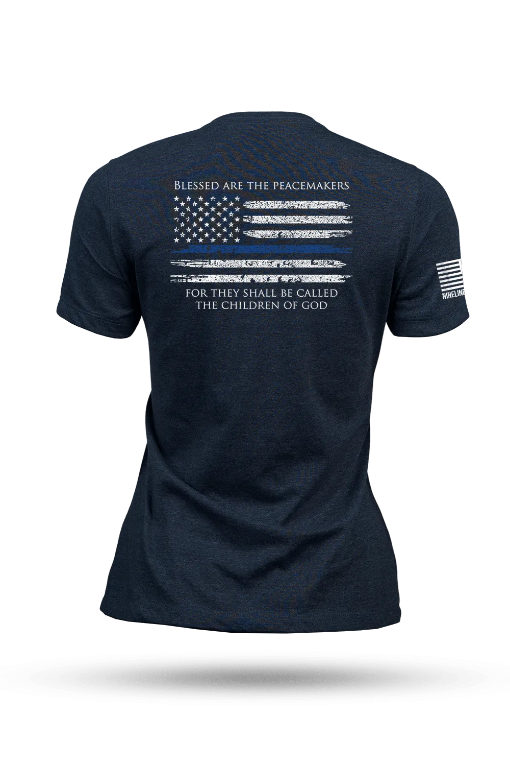 Ligne Bleue Mince - T-Shirt Femme