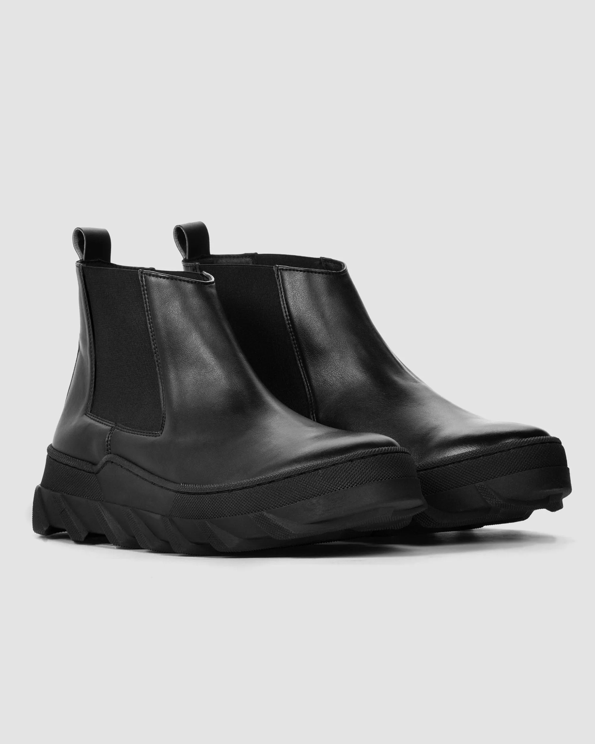 Bottes Chelsea Vegan en Cuir de Maïs pour Femme Tiger | Noir
