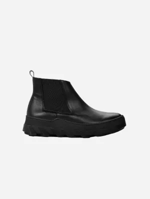 Bottes Chelsea Vegan en Cuir de Maïs pour Femme Tiger | Noir