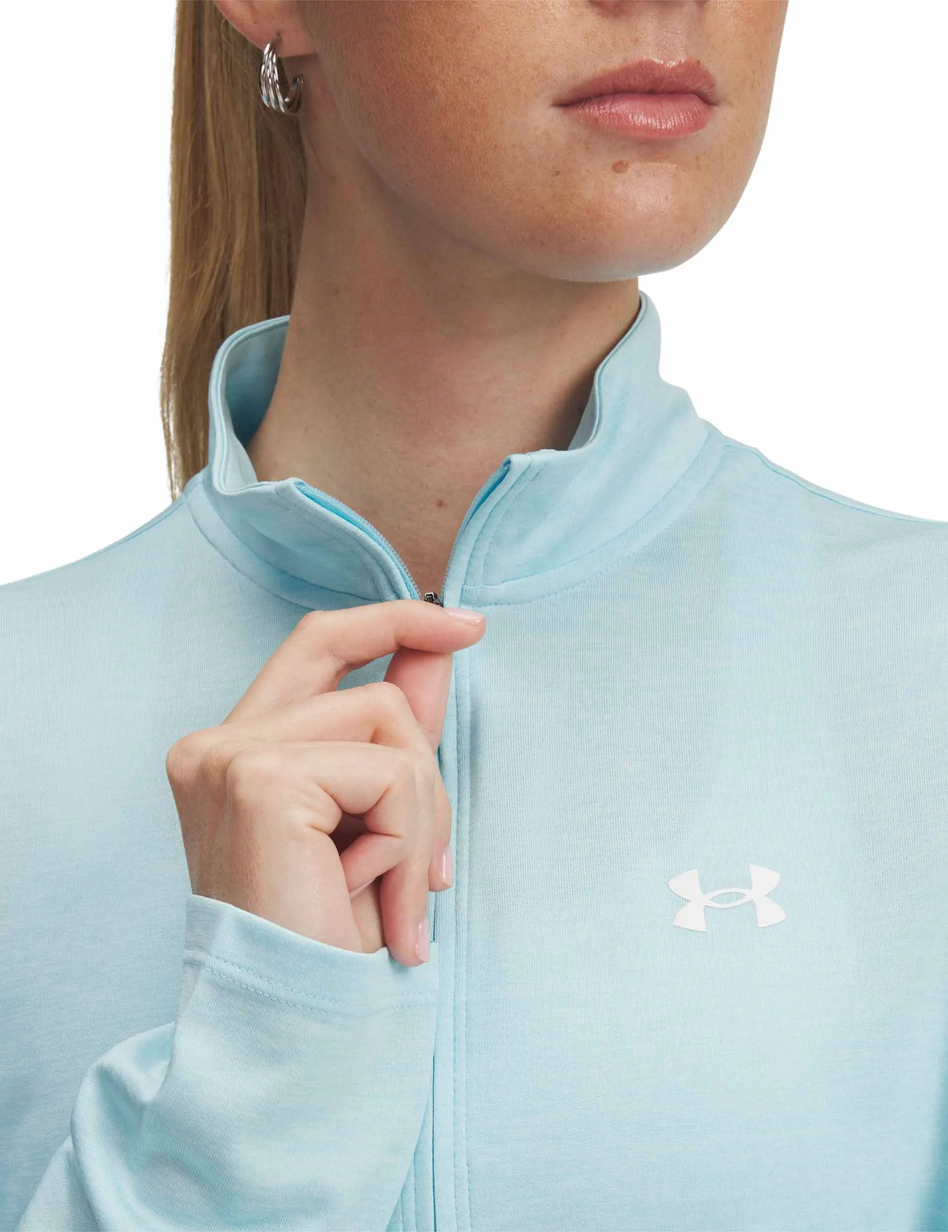 UA Tech Twist 1/2 Zip - Ruisseau/Blanc