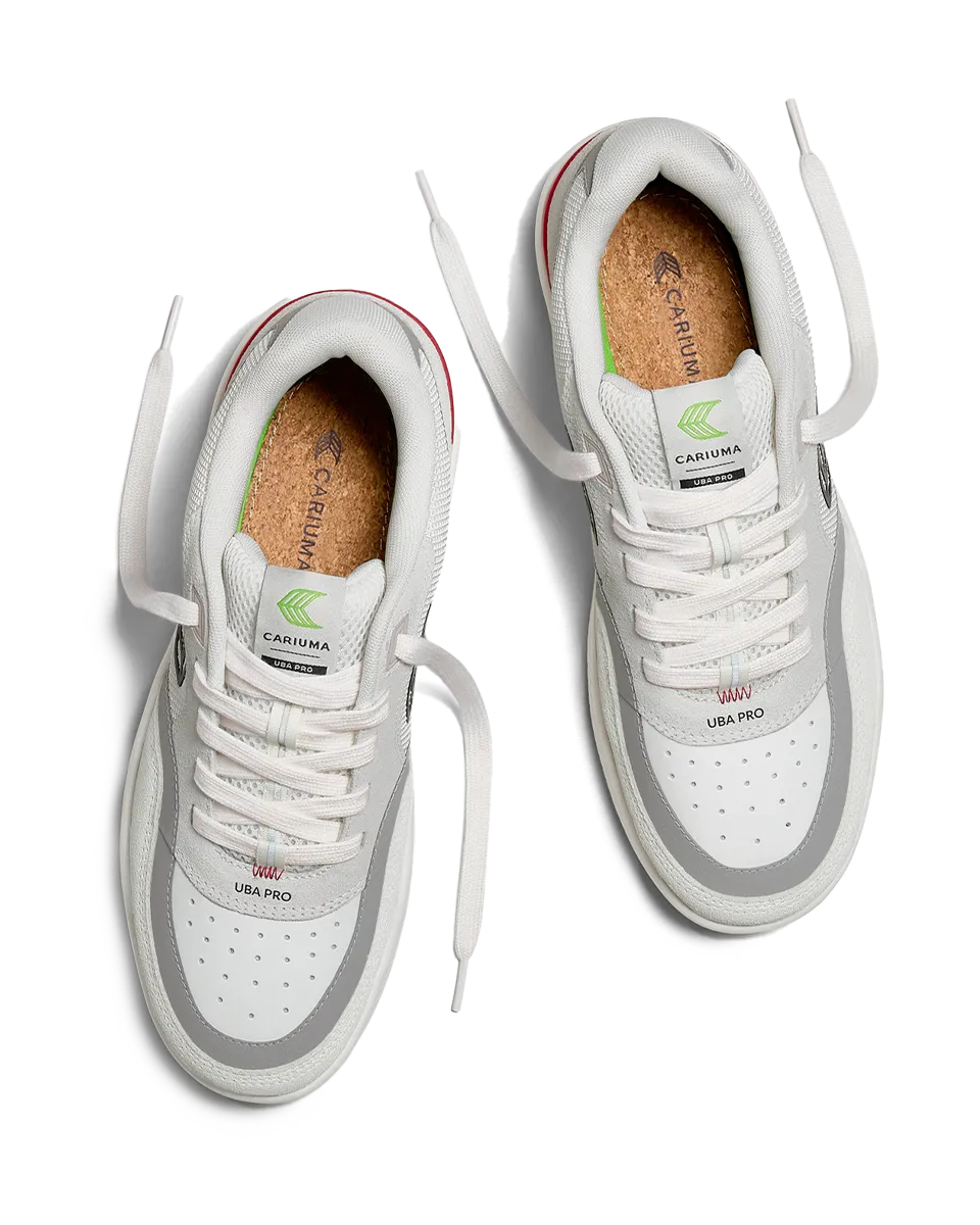 Chaussures Uba Pro en blanc fumé, rouge et noir