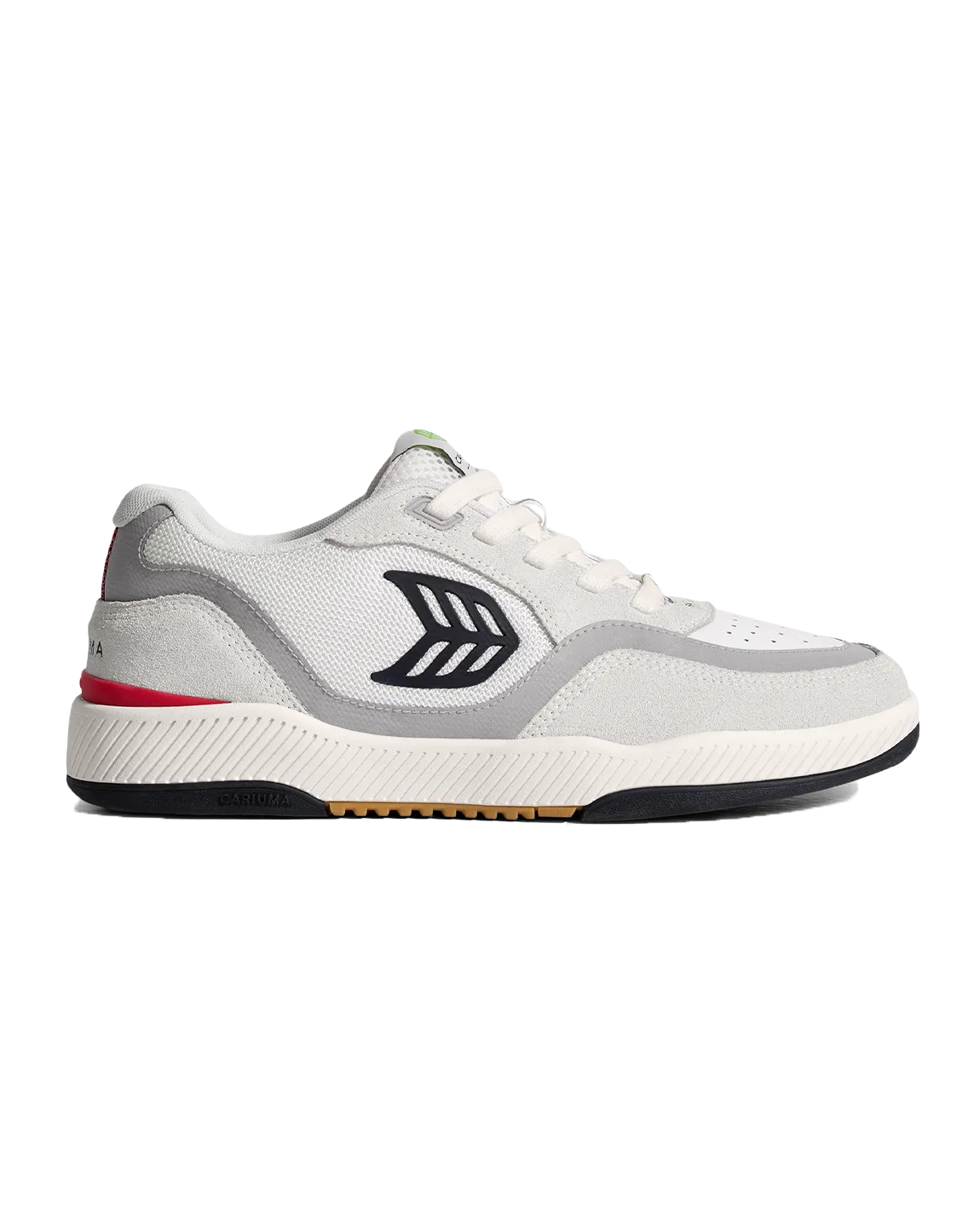 Chaussures Uba Pro en blanc fumé, rouge et noir