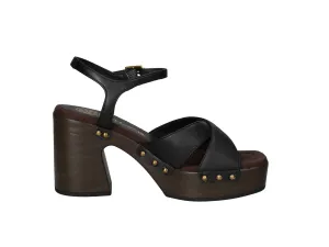 Unisa Osuna Chaussures en Cuir Noir_Unisa