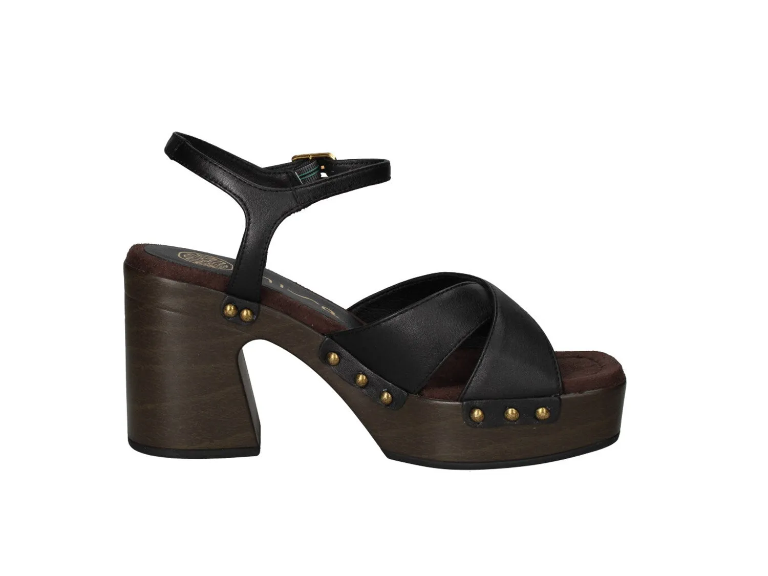 Unisa Osuna Chaussures en Cuir Noir_Unisa