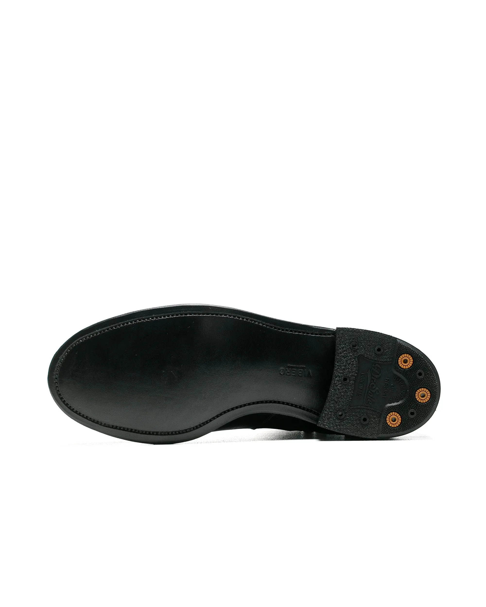 Botte Viberg 2030CH à fermeture latérale Nero en kangourou lavé (Pré-commande)