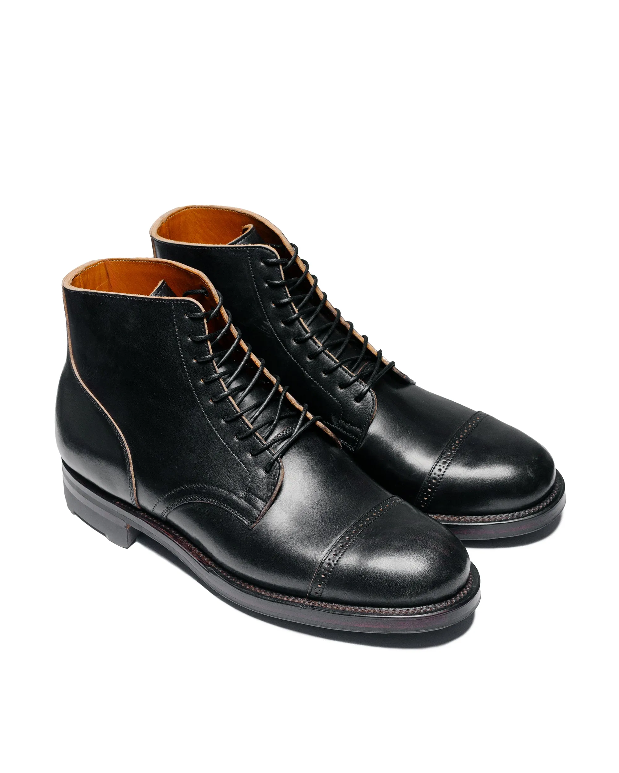 Botte de service Viberg 2030 BCT Nero Teacore en cuir de croupe de cheval