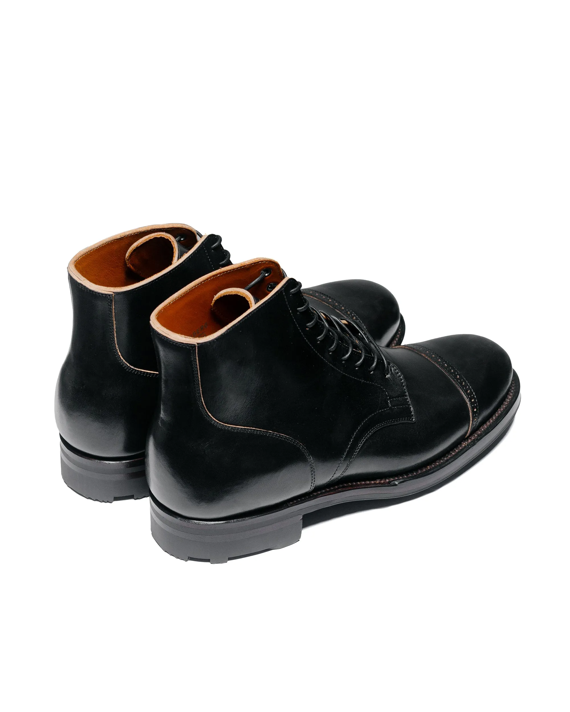 Botte de service Viberg 2030 BCT Nero Teacore en cuir de croupe de cheval
