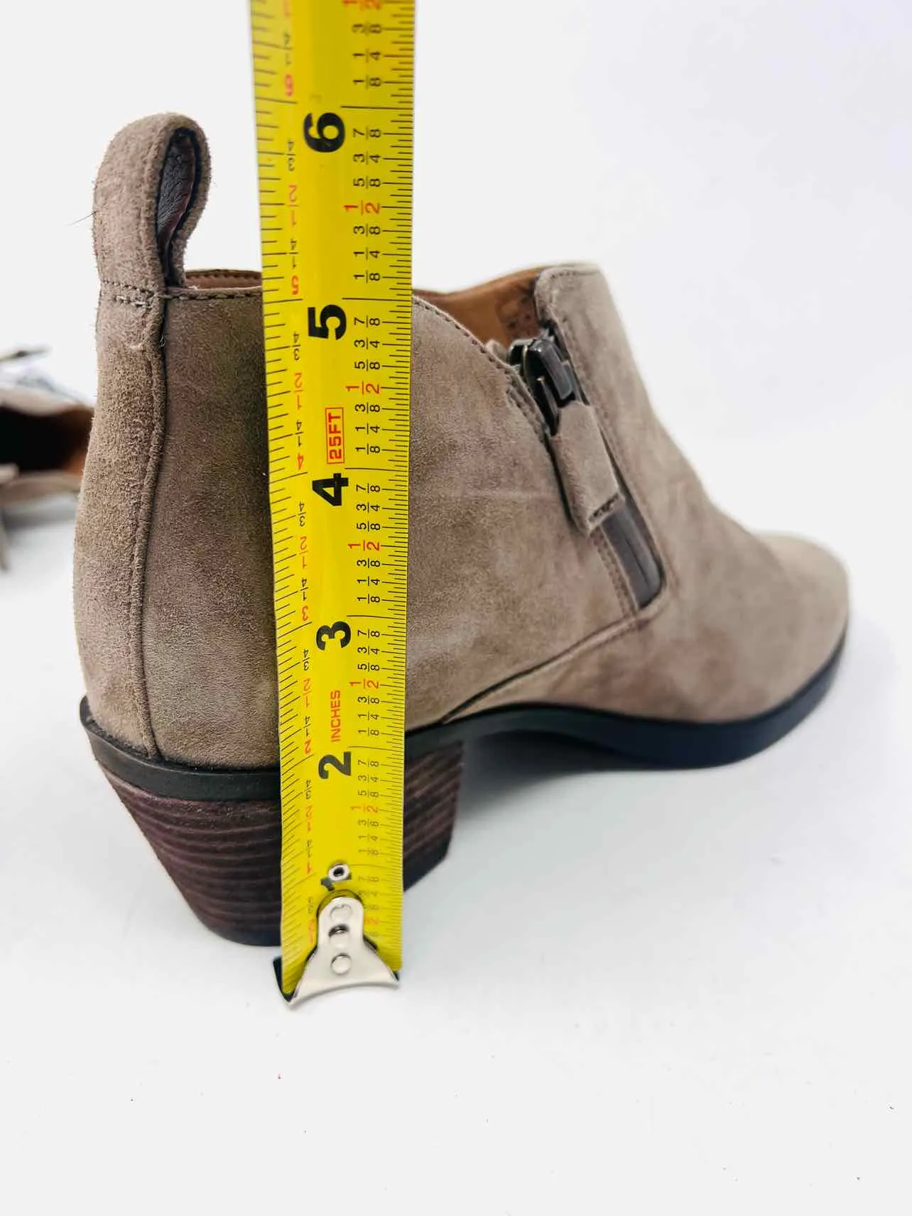 Bottes chelsea en daim taupe avec fermeture éclair Vionic taille 8