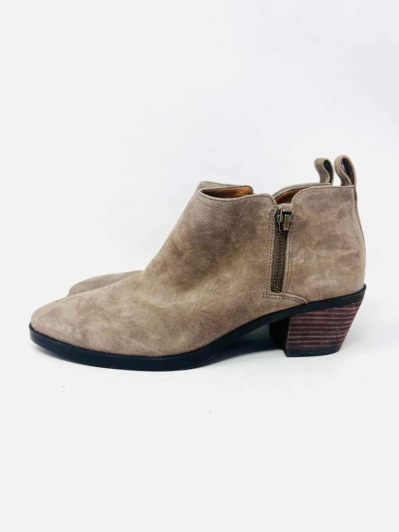 Bottes chelsea en daim taupe avec fermeture éclair Vionic taille 8