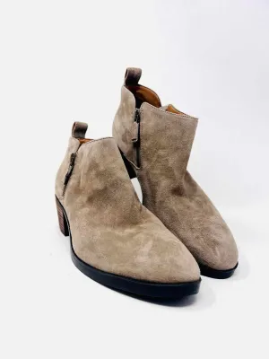 Bottes chelsea en daim taupe avec fermeture éclair Vionic taille 8