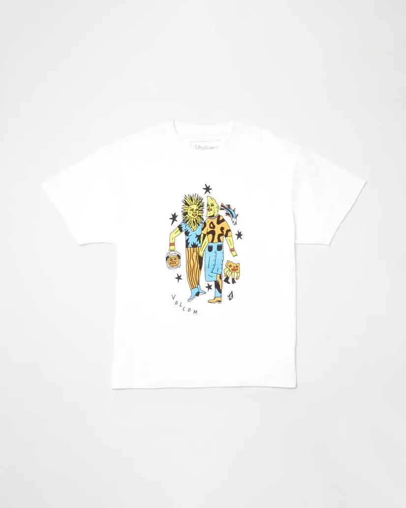 T-shirt unisexe FA Bob Mollema 3 Volcom - Blanc