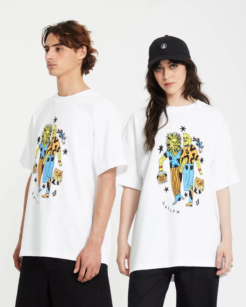 T-shirt unisexe FA Bob Mollema 3 Volcom - Blanc
