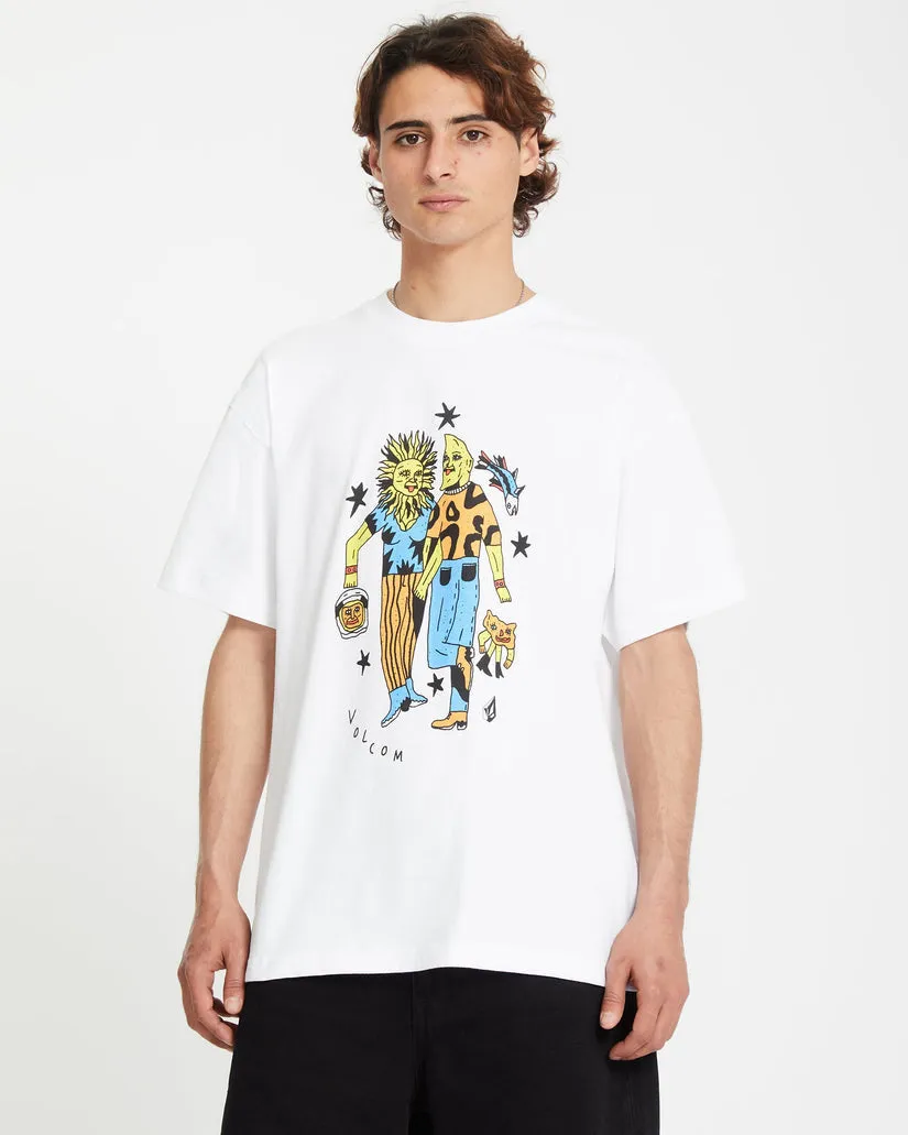 T-shirt unisexe FA Bob Mollema 3 Volcom - Blanc