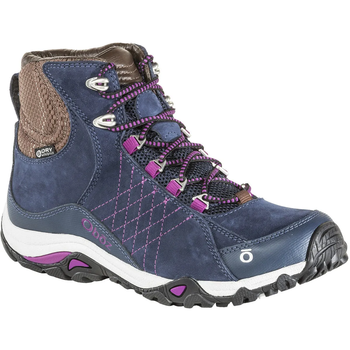 Bottes mi-montantes imperméables pour femmes avec saphir