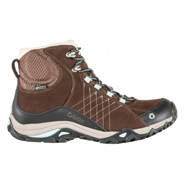 Bottes mi-montantes imperméables pour femmes avec saphir