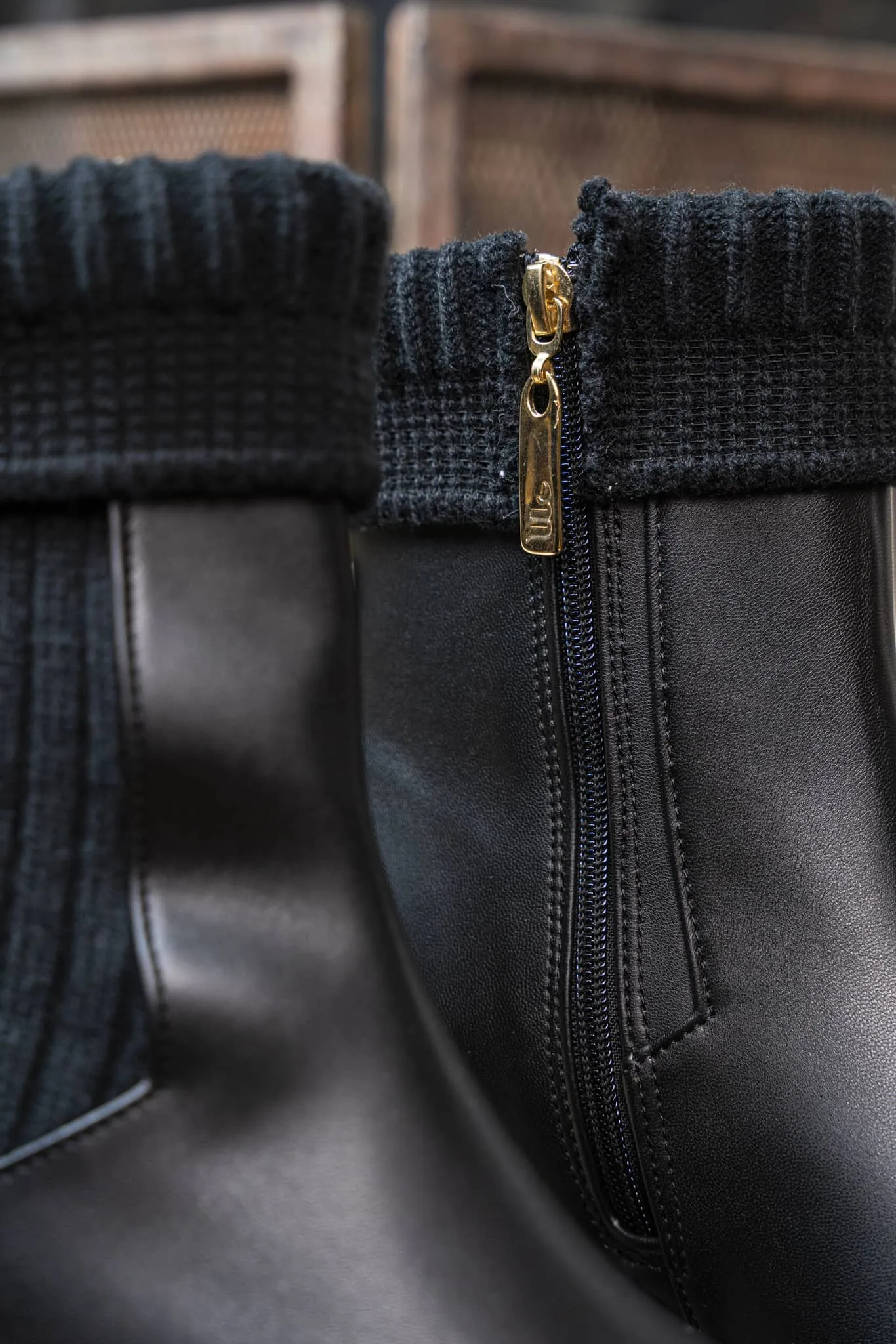 Bottes vegan cheville haute Zodiac | Noir